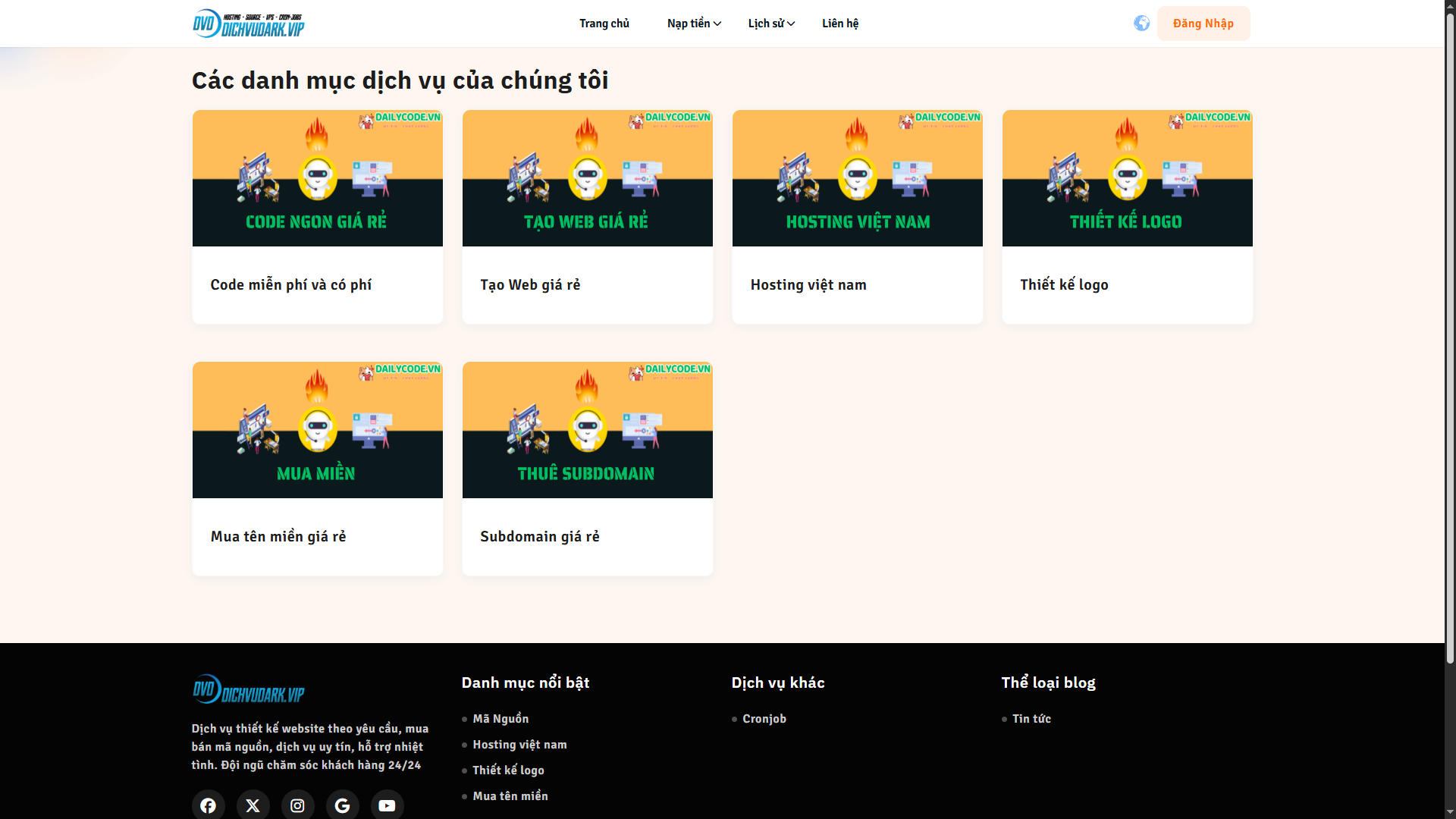 SOURCE BÁN MÃ NGUỒN,TẠO WEB, HOSTING, LOGO