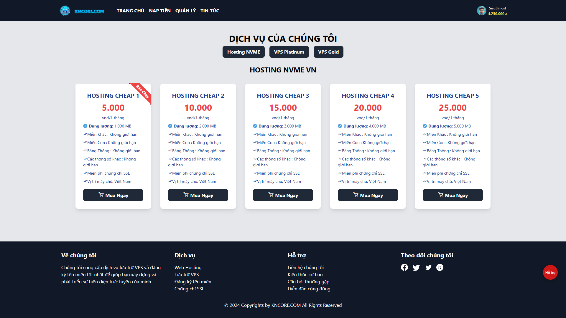 Code bán Hosting,VPS Tự Động 2 Nguồn API VPS