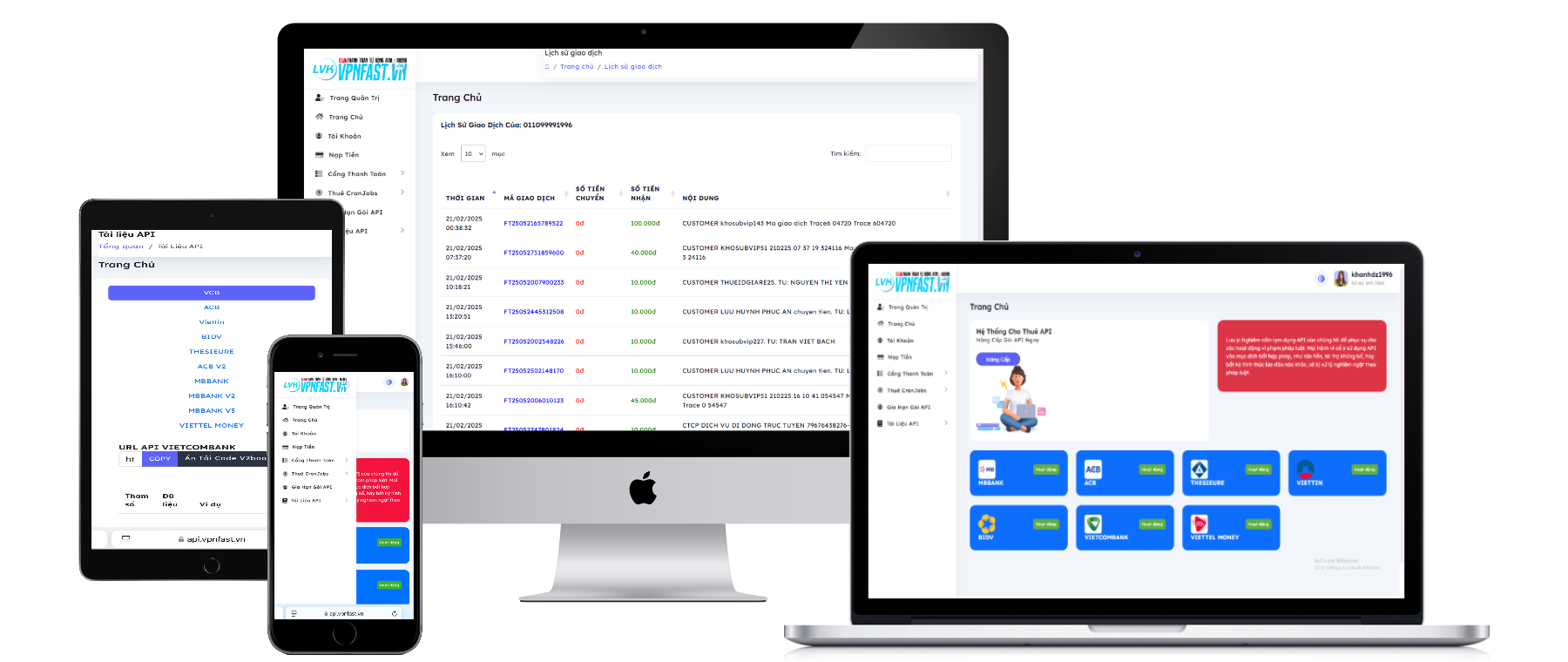 CODE CHO THUÊ API TÀI LIỆU GIỐNG API.SIEUTHICODE.NET